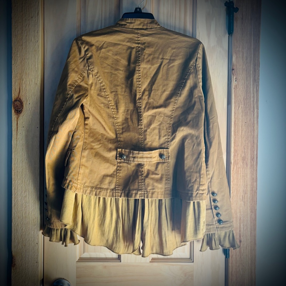 Like 🆕 Free People | Romantic Ruffle Jacket Small - Picture 11 of 16